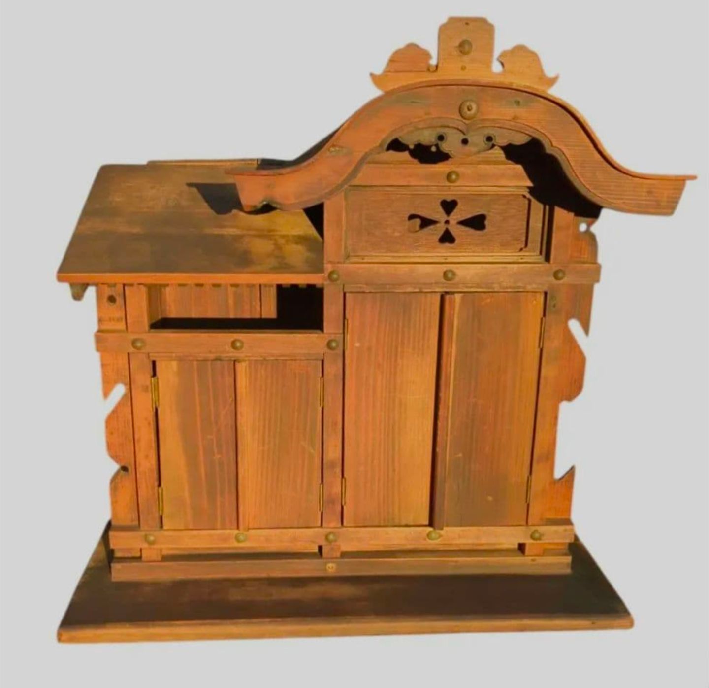 古い 木製 厨子 No.5 金弊 古美術 古道具 アンティーク 京都 初蔵出し品 時代物 厨子 古道具 神具 神棚 【明治 大正 昭和