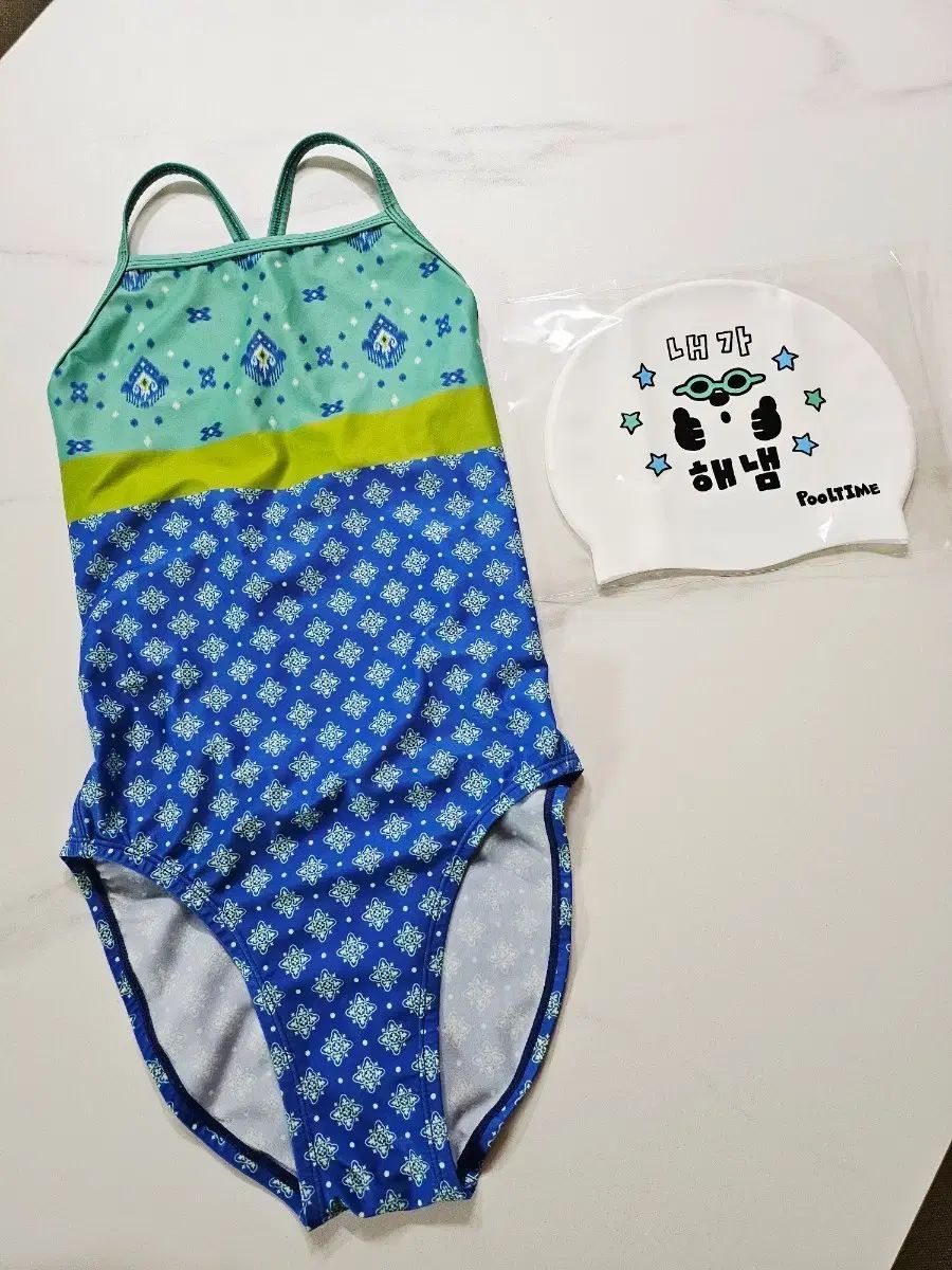 ハピースイミング ノバ M フールTIME 내가해냄 スイミングキャップ