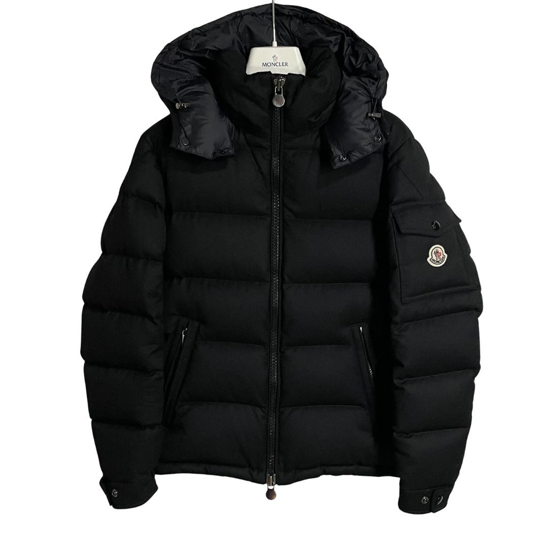 MONCLER S 0 ブラック ダウンジャケット 型番
