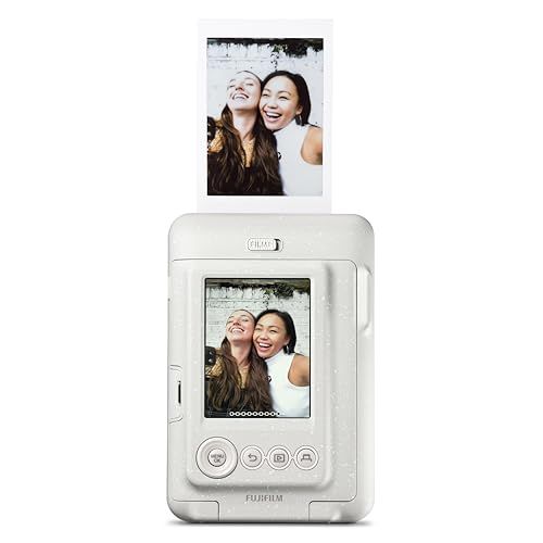 富士フイルム FUJIFILM プレゼント お年玉ギフト チェキ インスタントカメラ スマホプリンター instax mini LiPlay ホワイト INS C WHITE VN m