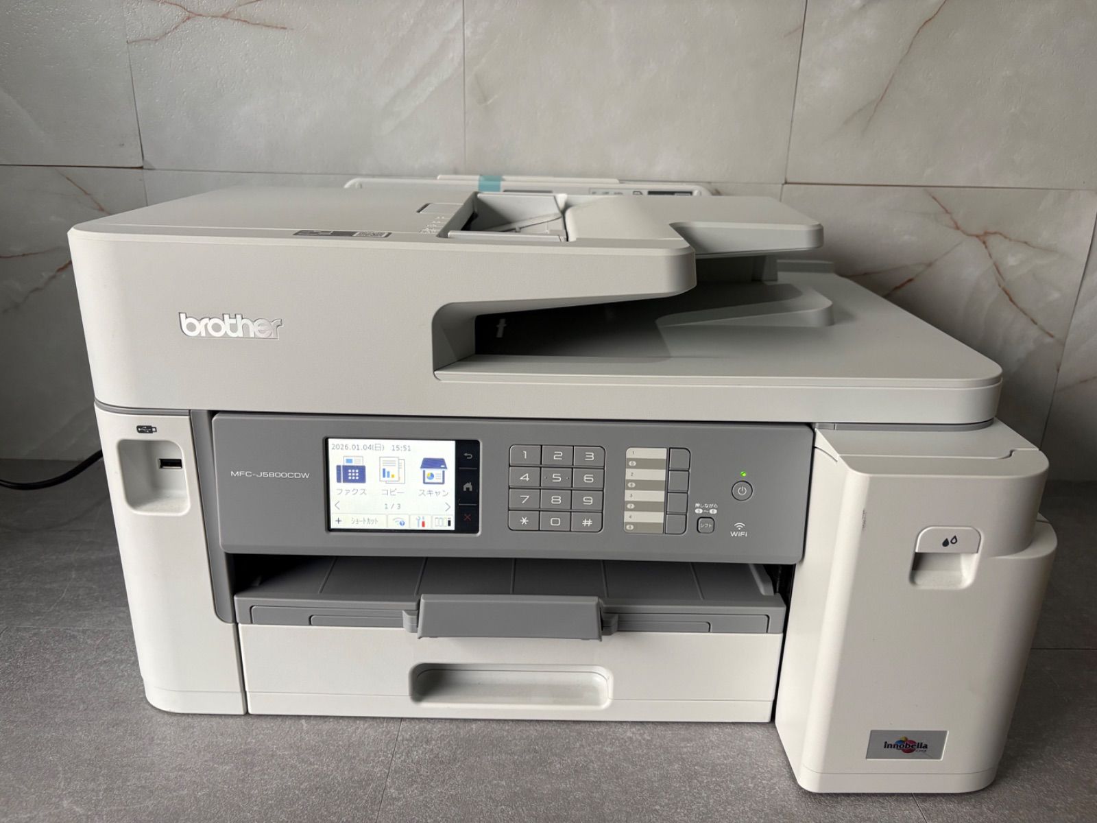 brother ブラザー インクジェット複合機 MFC 大容量ファーストタンク Wi Fi FAX 自動両面 1段トレイ 30万ページ耐久 A 4読取