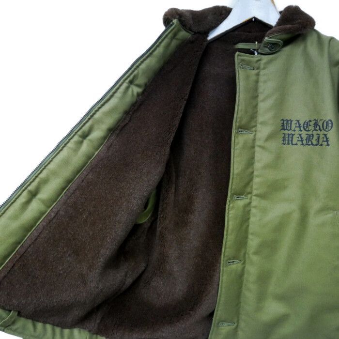 WACKO MARIA ワコマリア 国内正規 25AW ALPACA BOA N-1 DECK JACKET