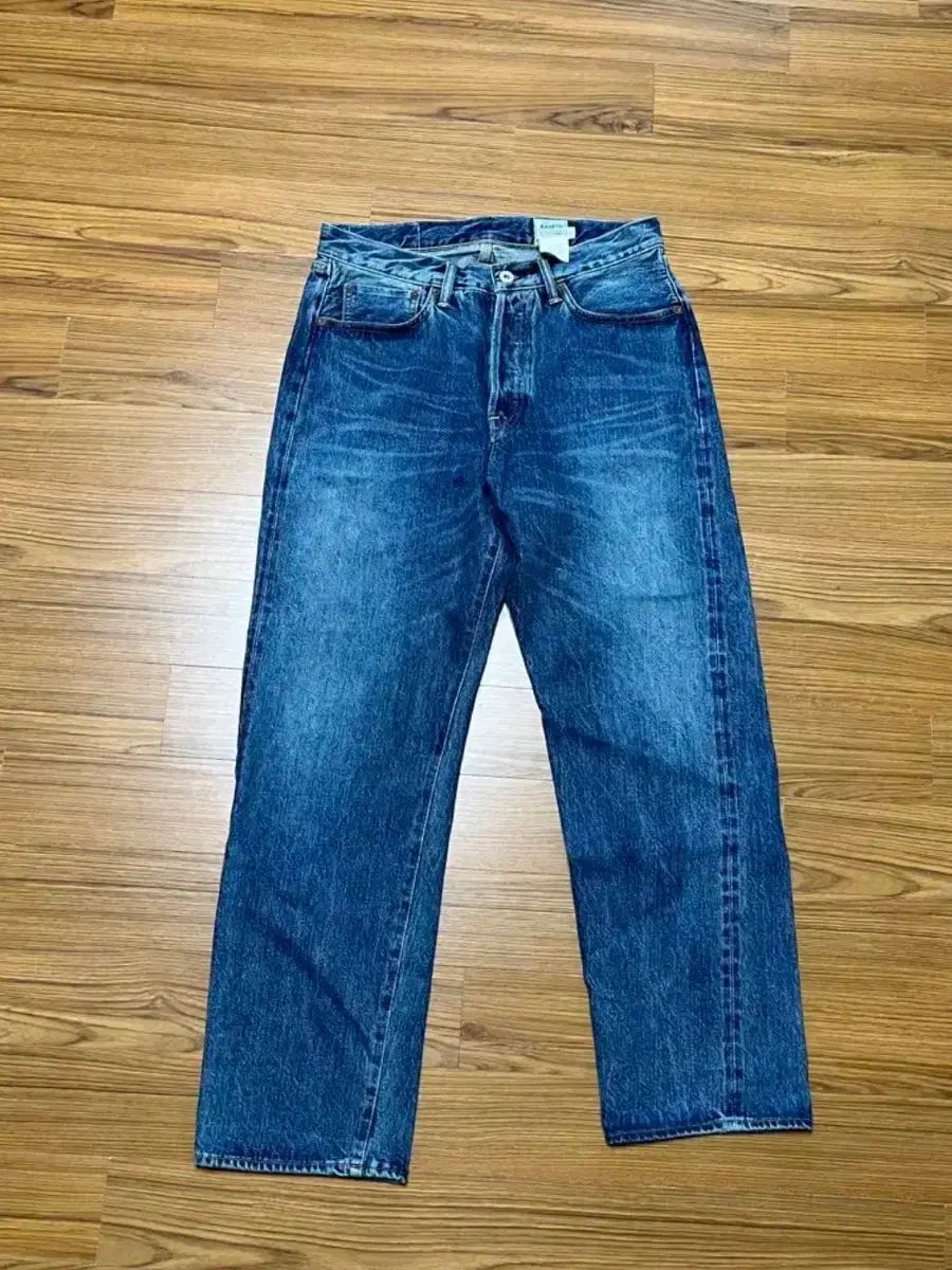 カーキ KITH キス ブレークジーンズ ミッドブルー S