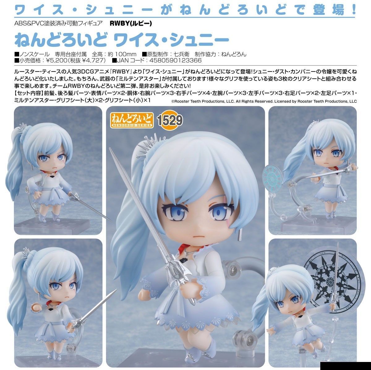 fg ねんどろいど RWBY ワイス シュニー
