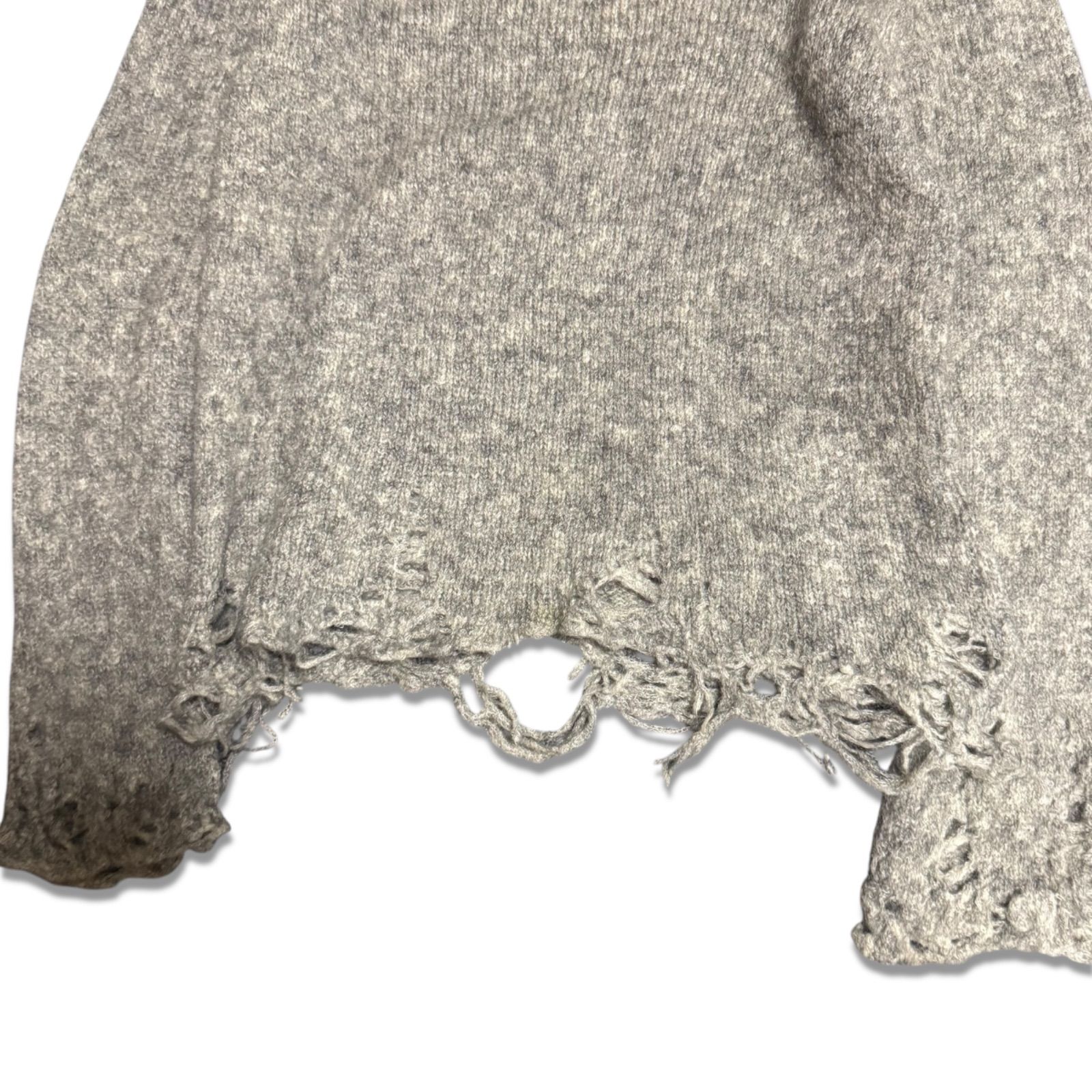 NUMBER NINE ナンバーナイン ダメージ加工ニット グランジ 09FW 宮下