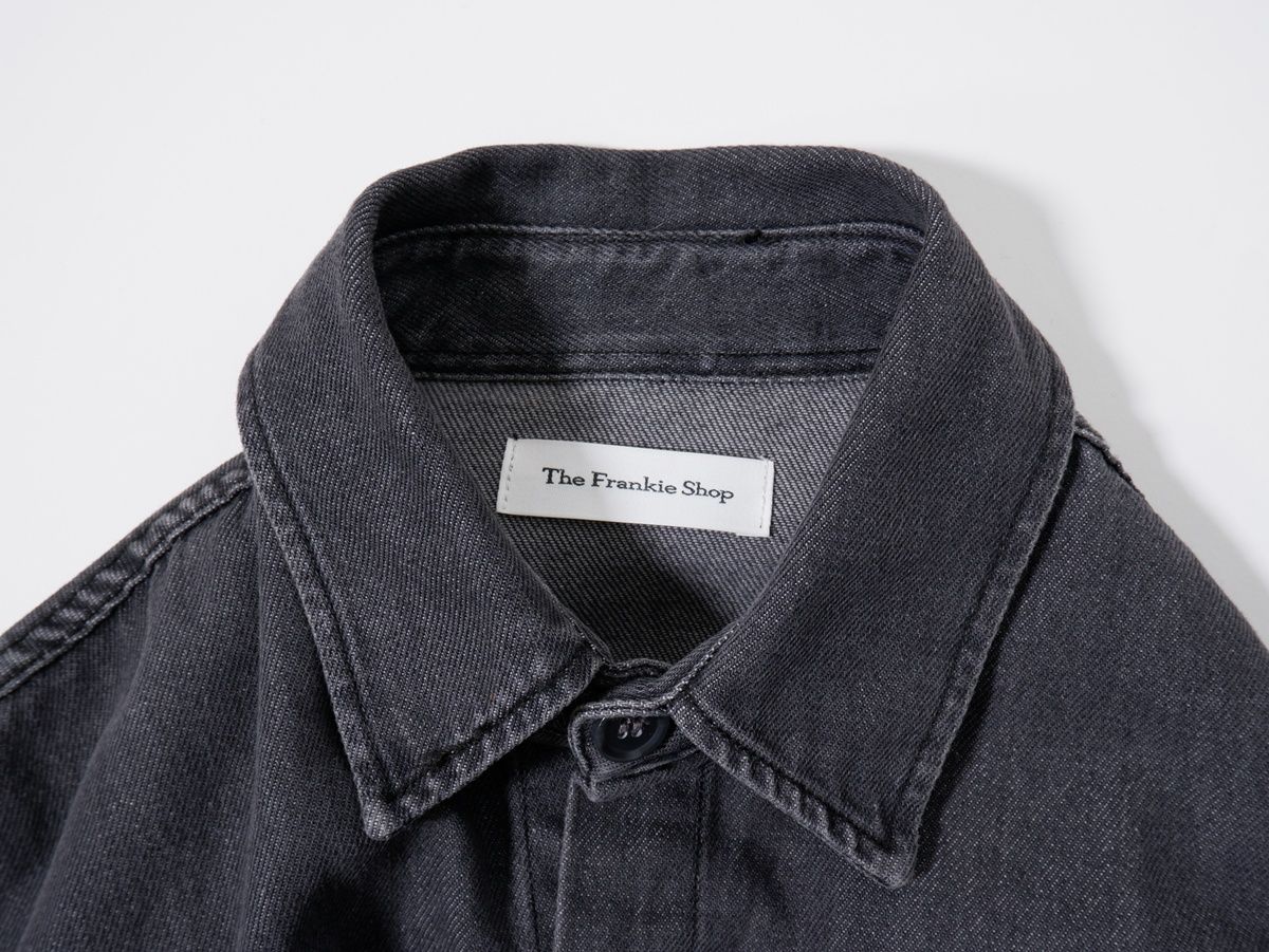 THE FRANKIE SHOP ダラスのオーバーサイズ デニムシャツ The Frankie Shopザフランキーショップ Dallas Oversized Denim