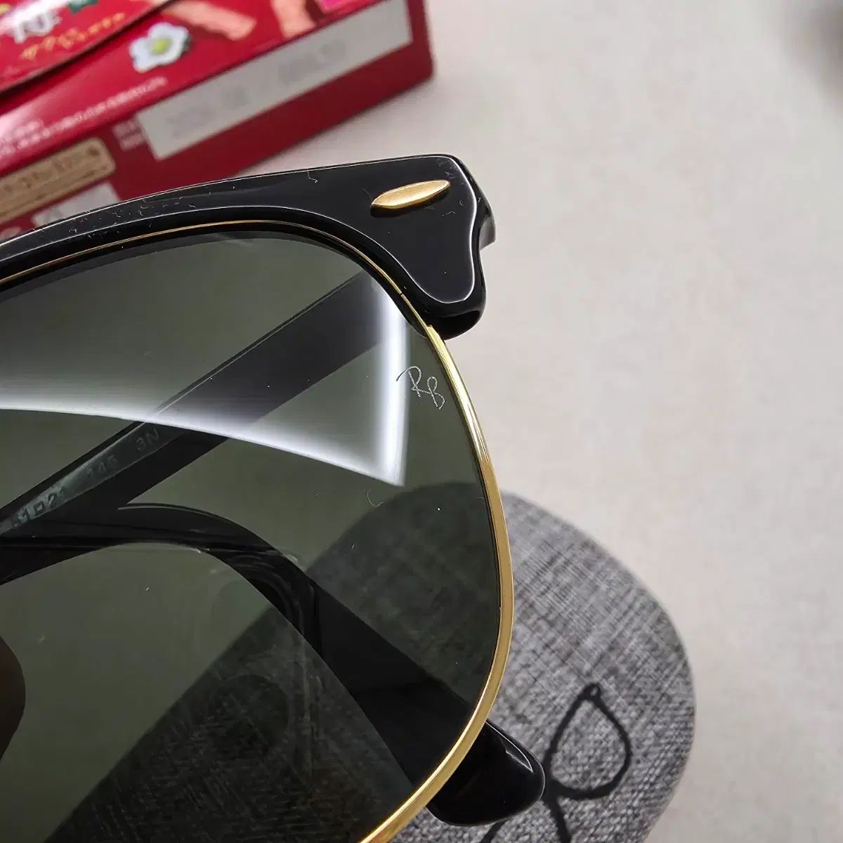 レイバン クラブマスター ブラック GOLD サングラス 51 rb 3016