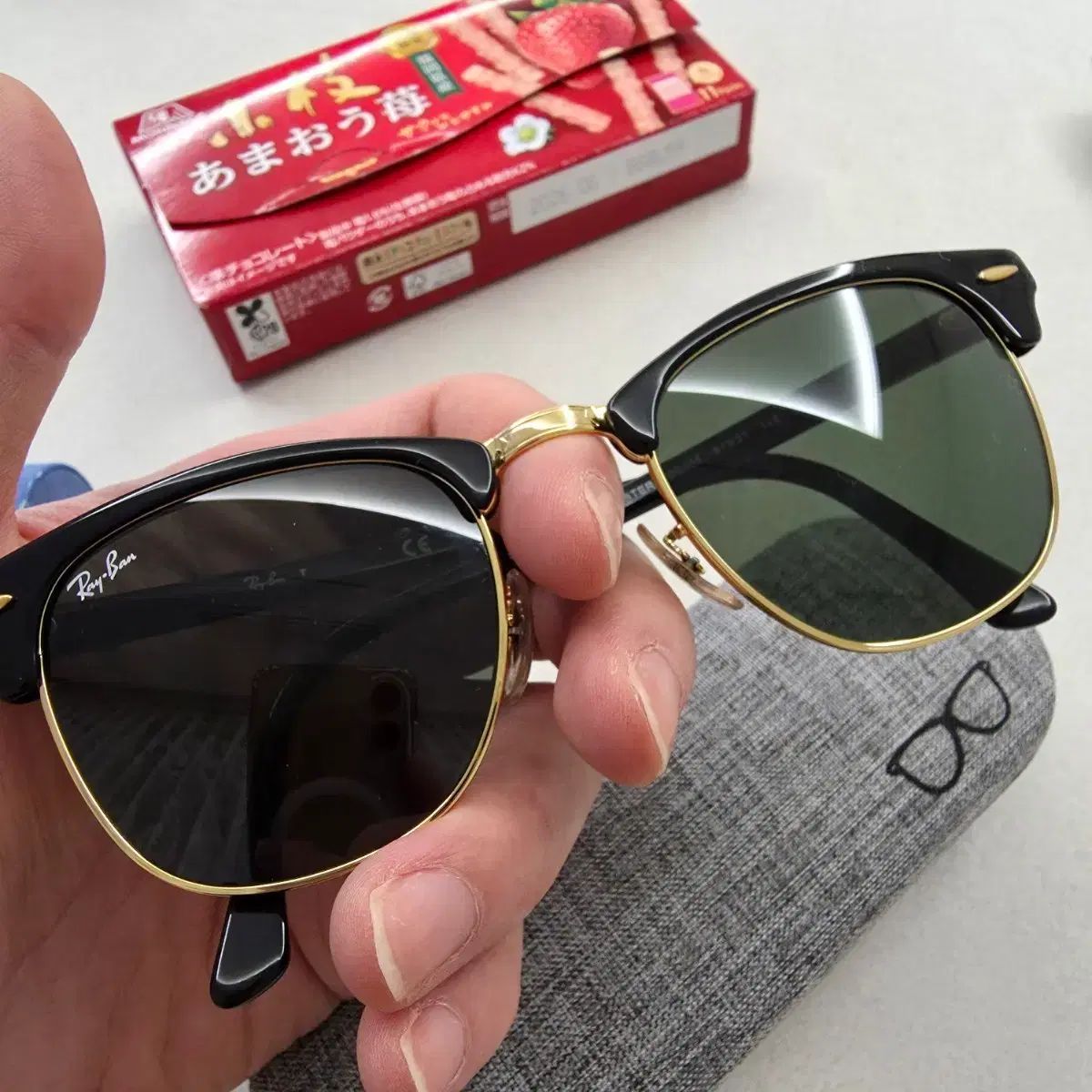 レイバン クラブマスター ブラック GOLD サングラス 51 rb 3016