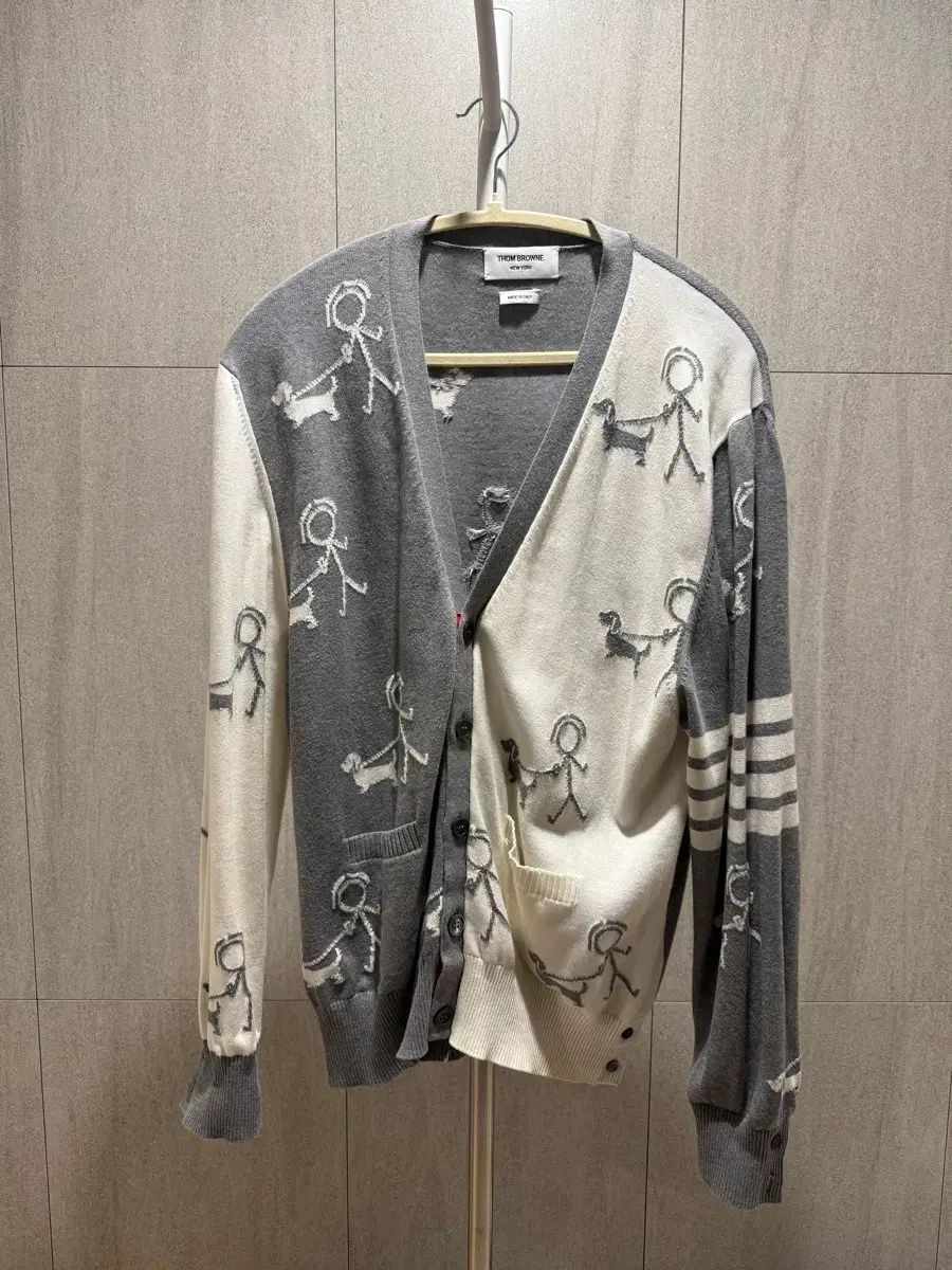 トムブラウン ミスタートム ヘクター パンミックス カーディガン ほぼ 5