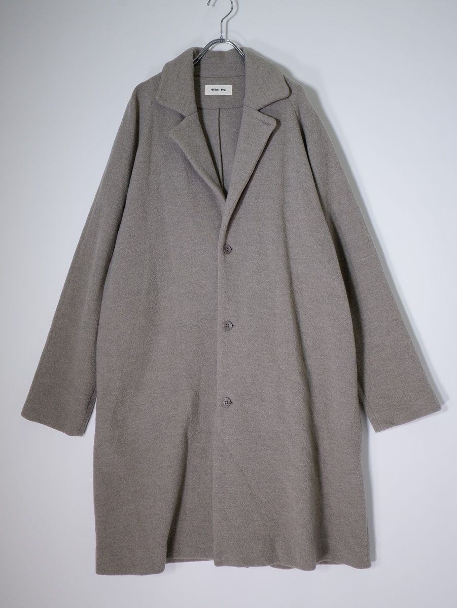 evam evaエヴァムエヴァ press wool coat プレスウールテーラードコート 2