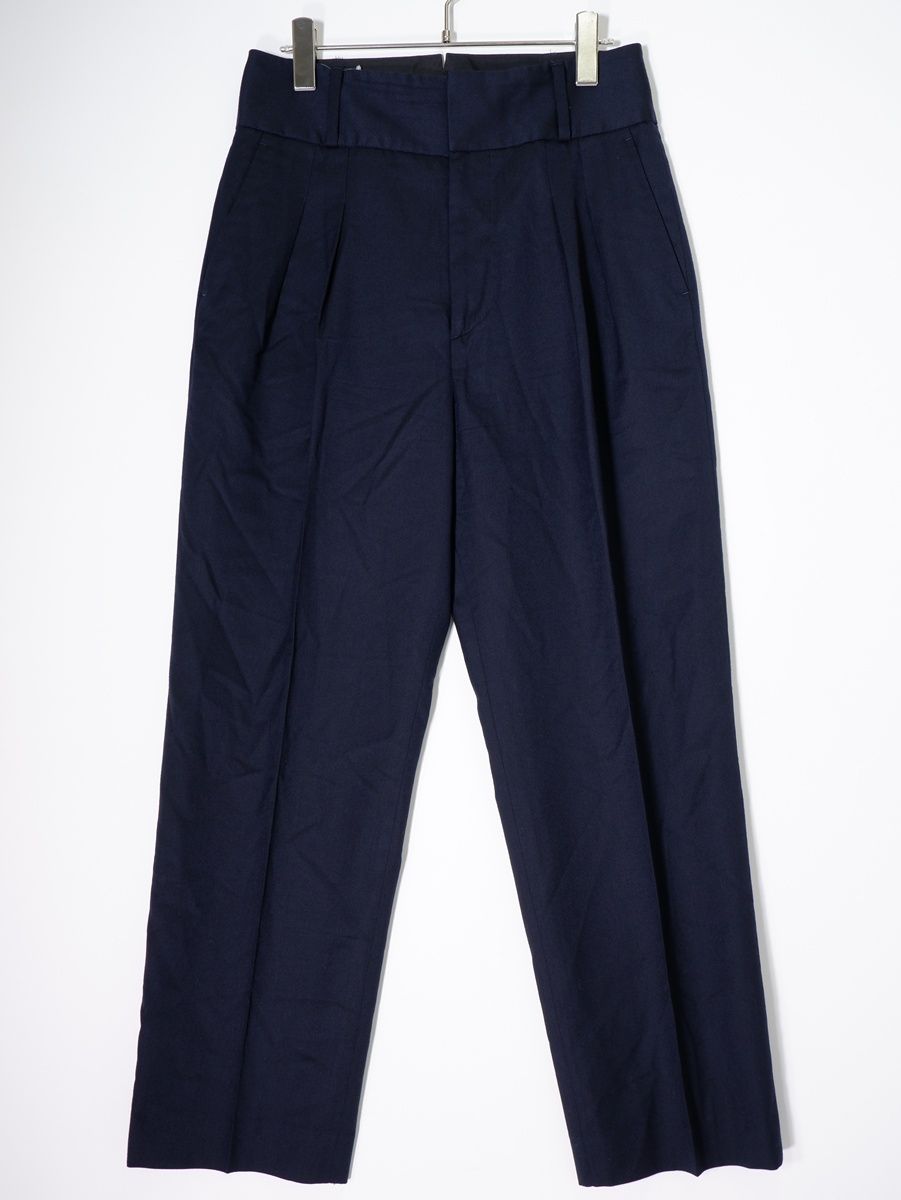 HOWELLマーガレットハウエル FOX ウールタックトラウザーズ パンツ 3