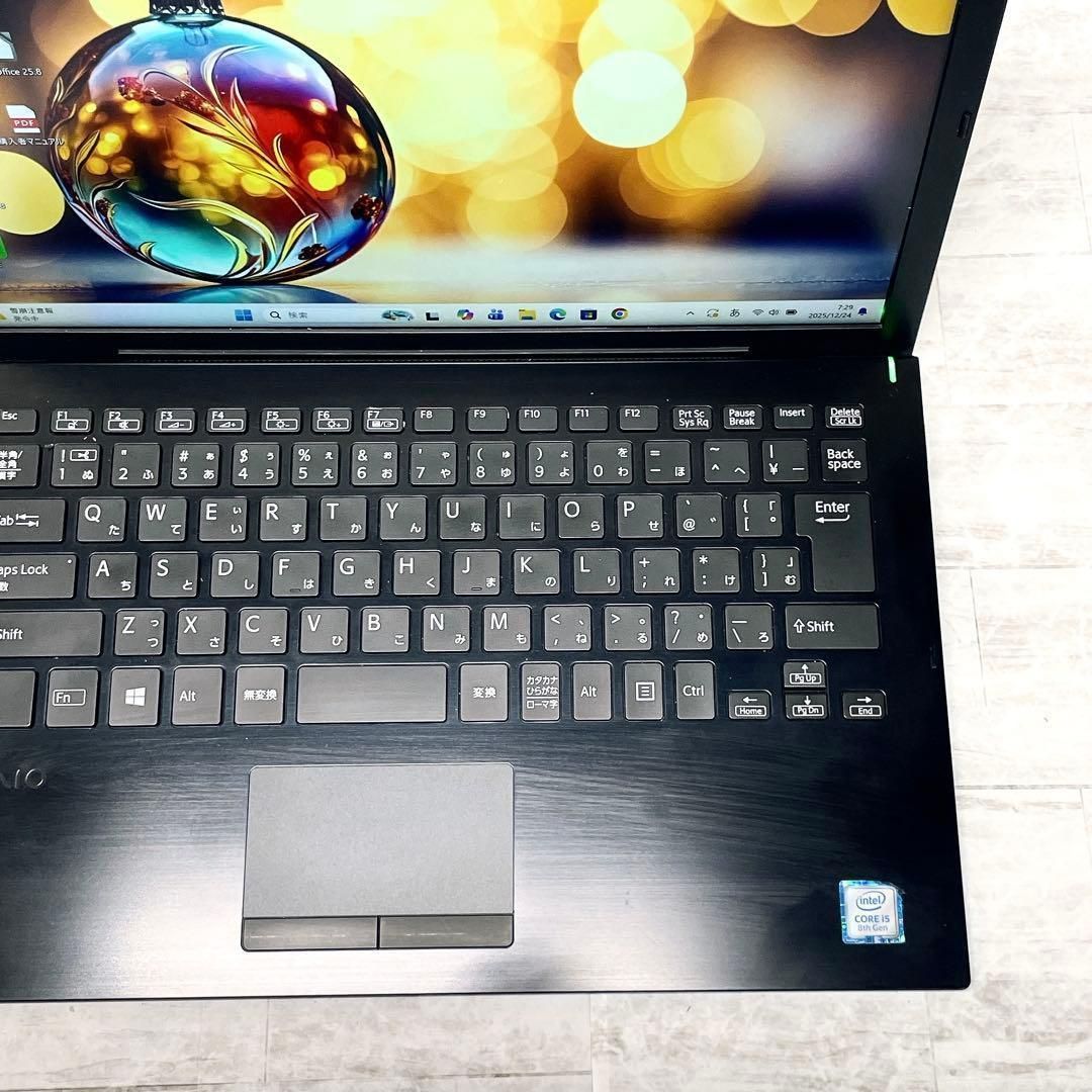 超軽量✨高性能8世代 ノートパソコン SSD VAIO カメラ A4 コンパクト