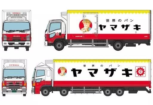 中古】鉄道模型 1/150 ヤマザキパン トラックセット 「ザ・トラック