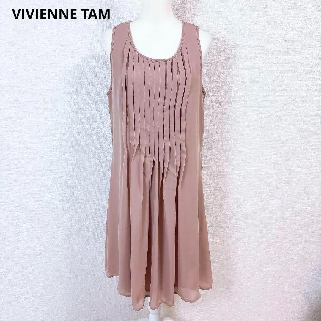 Vivienne Tam ノースリーブワンピース センタープリーツ 12