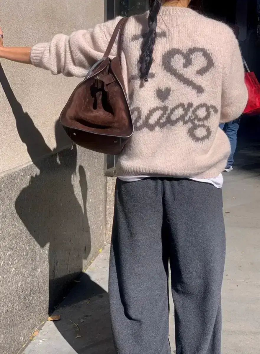 ヘイグ ニット ジップアップ a love haag zip up