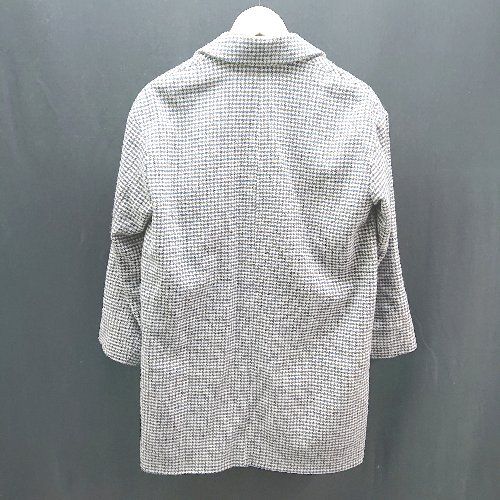 ◇ ZARA 千鳥柄 チェック シングル ショート チェスター 長袖 コート