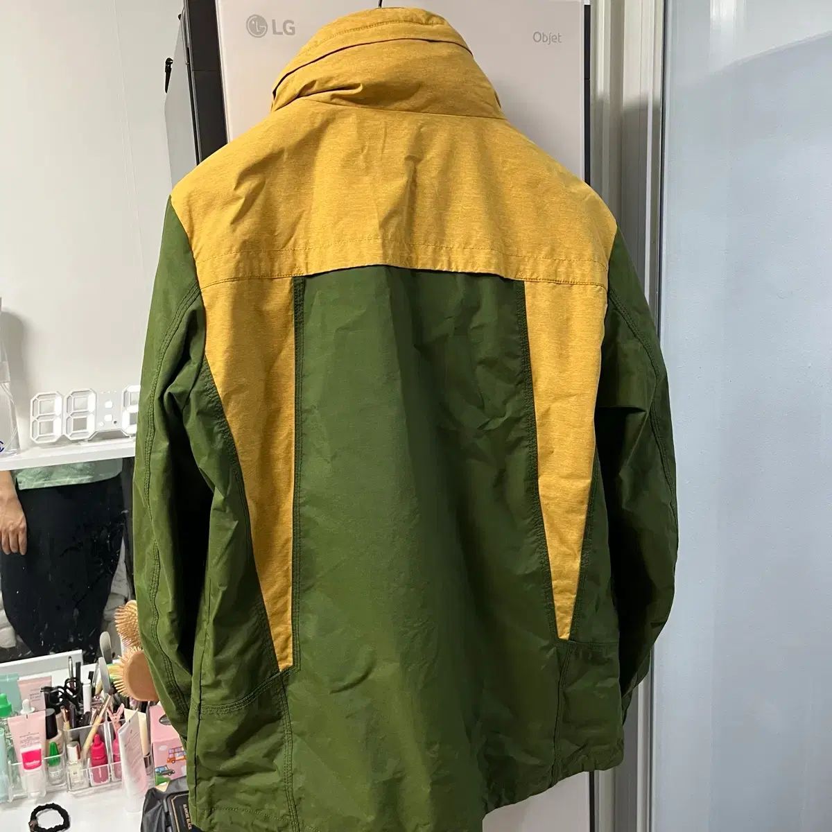 K 2 ウィンドブレーカー ジャケット グリーン イェロー