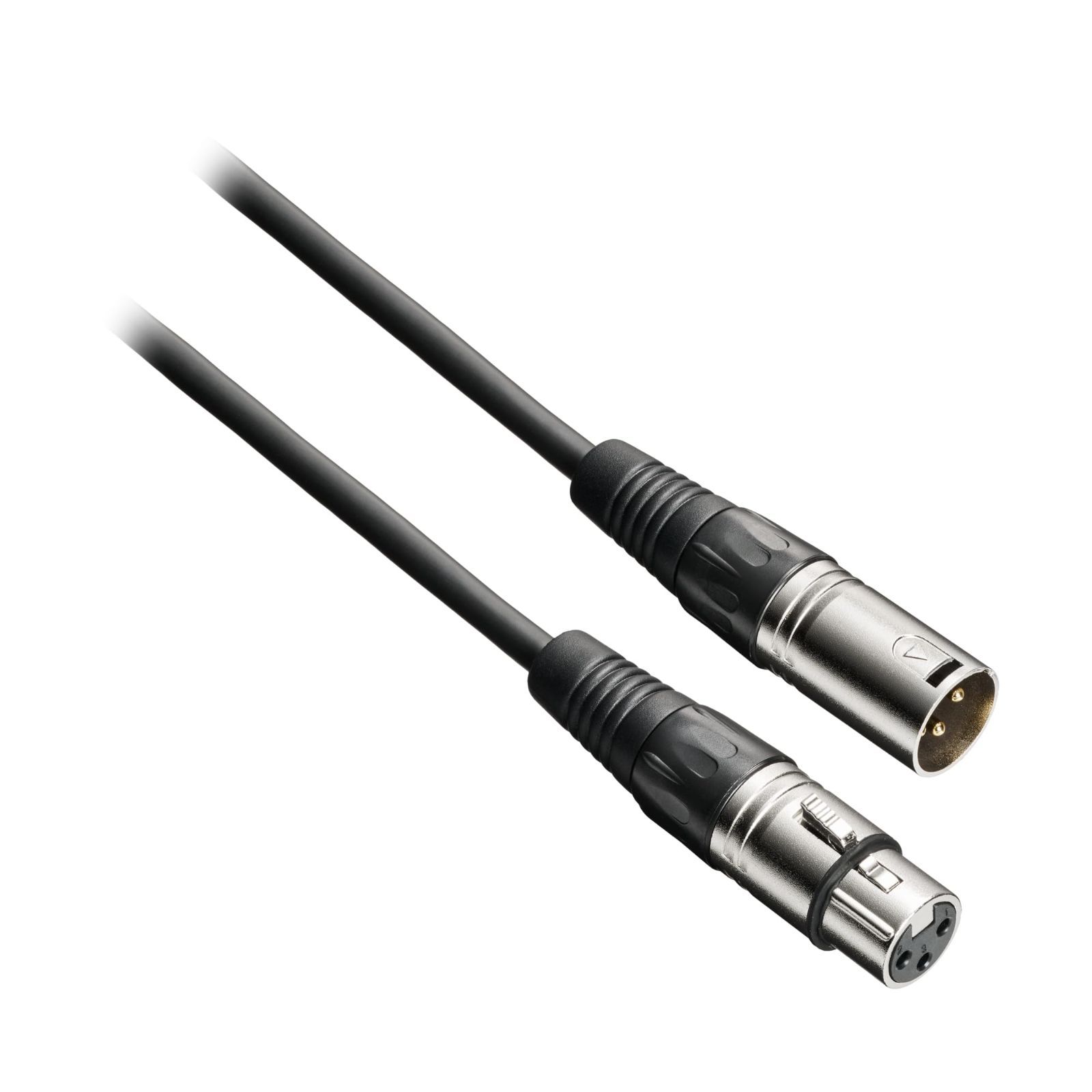 【スピード発送】コンデンサーマイク +48Vファンタム電源対応 3.0ｍ キャノンケーブル 配信機材 XLR 音楽制作 マイクケーブル BK DTM BX3/3.0 ブラック オーディオテクニカ