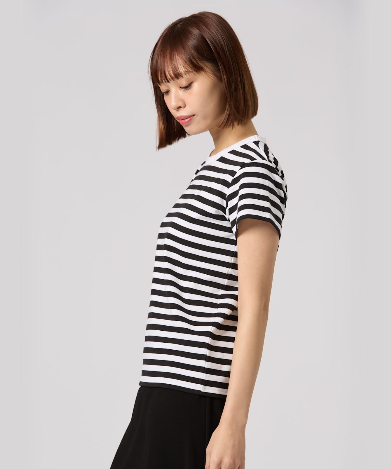 レディース TS J 008 Tシャツ ボーダー アニエスべー b agnes