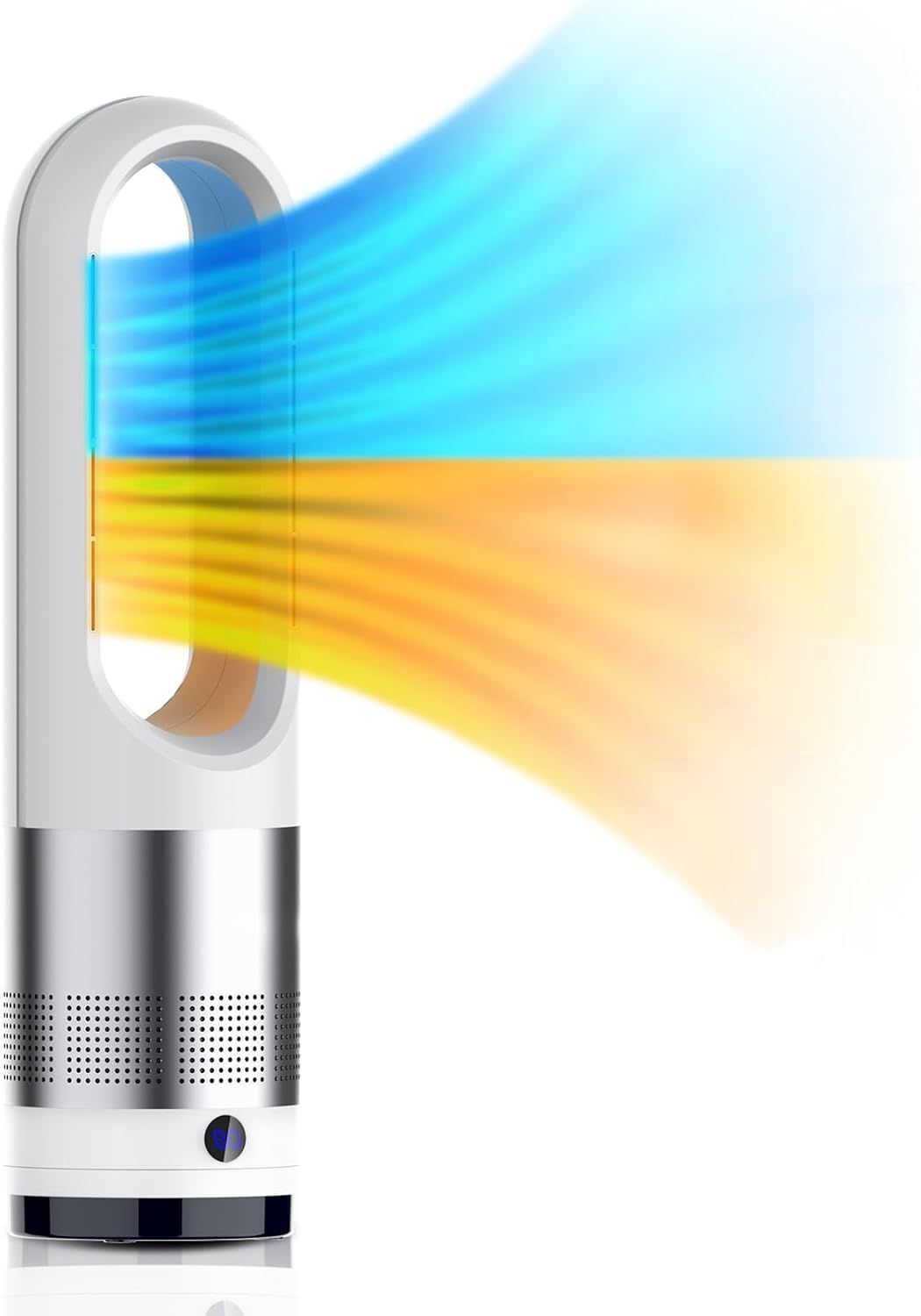 White 日本語取扱説明書 PSE認証済み 寒さと熱中症対策 夏冬兼用 電気ファンヒーター セラミックヒーター 脱衣所適用 洗面所 部屋 持ち運び便利 軽量 省エネ リモコン付き 過熱保護 転倒自動OFF 1 9 Hタイマー設定可 100°