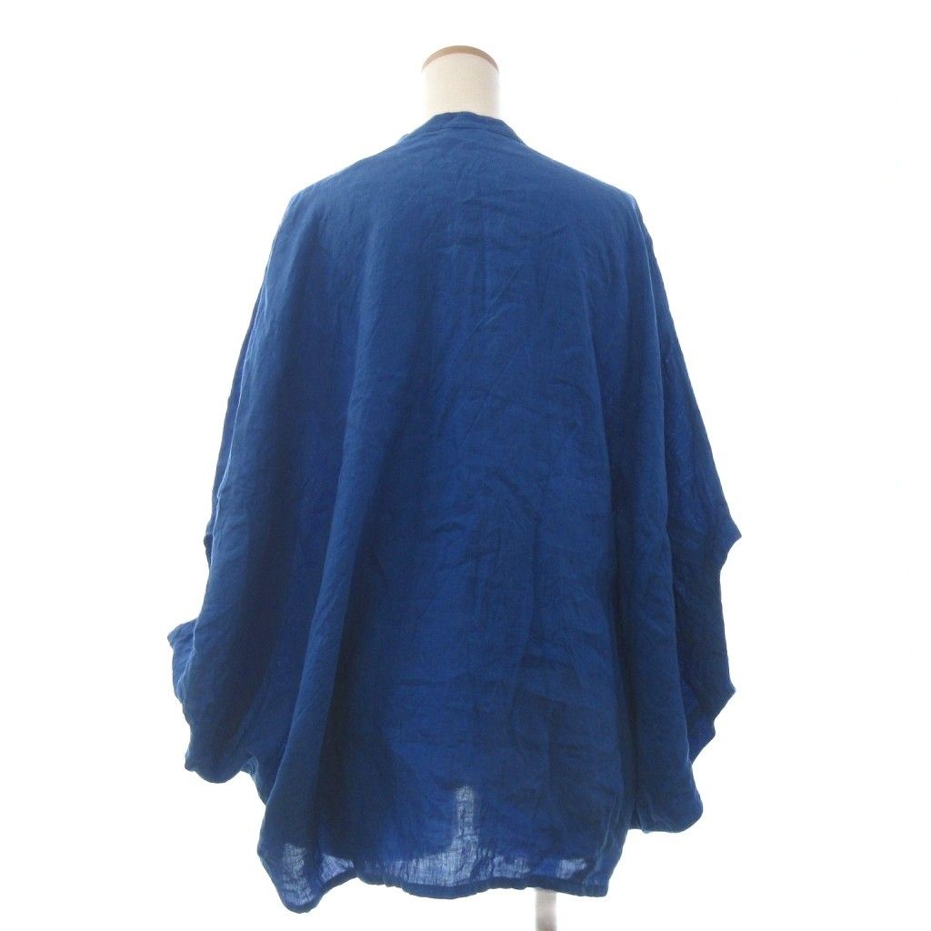 ミズイロインド mizuiro ind ドルマンスリーブシャツ ブラウス リネン