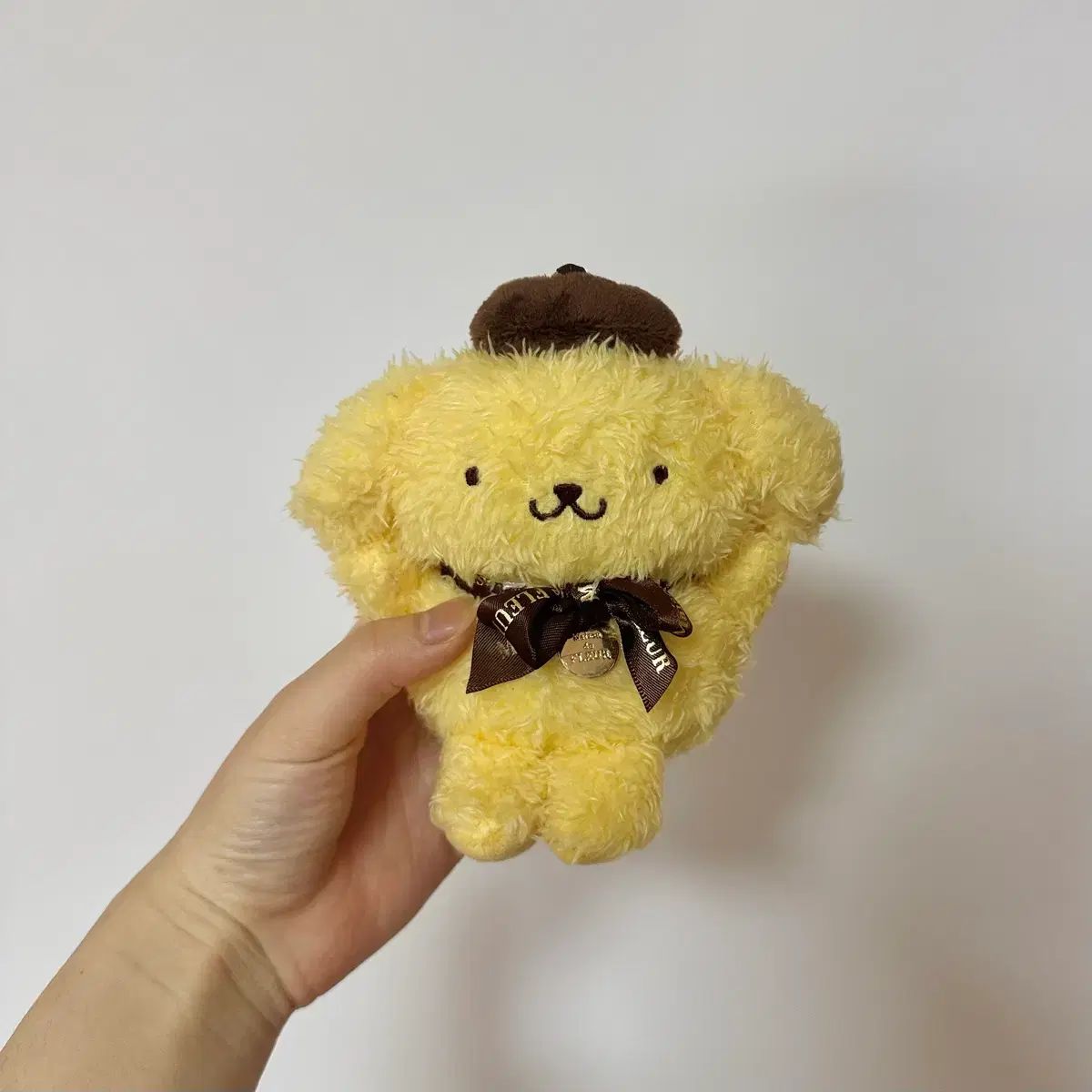 版 サンリオ ポムポムプリン チームプリン ナカヨシ メゾンドフルール マスコット キーホルダー ぬいぐるみ