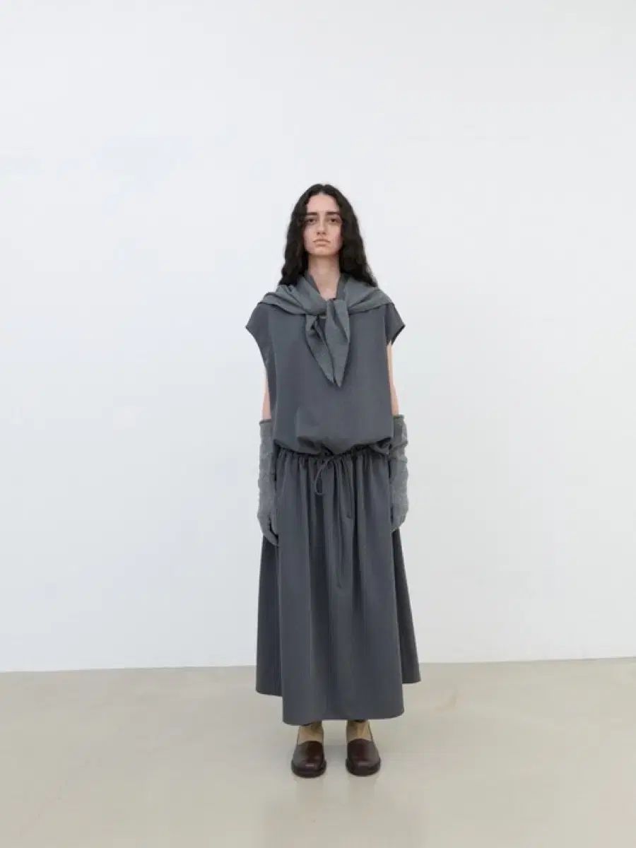 エートス ONE PIECE waist banded dress