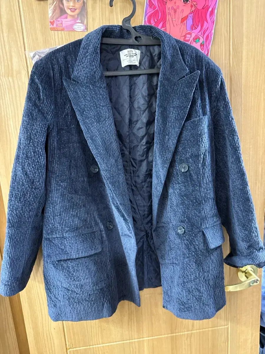 RED ネイビー コーデュロイ ジャケット
