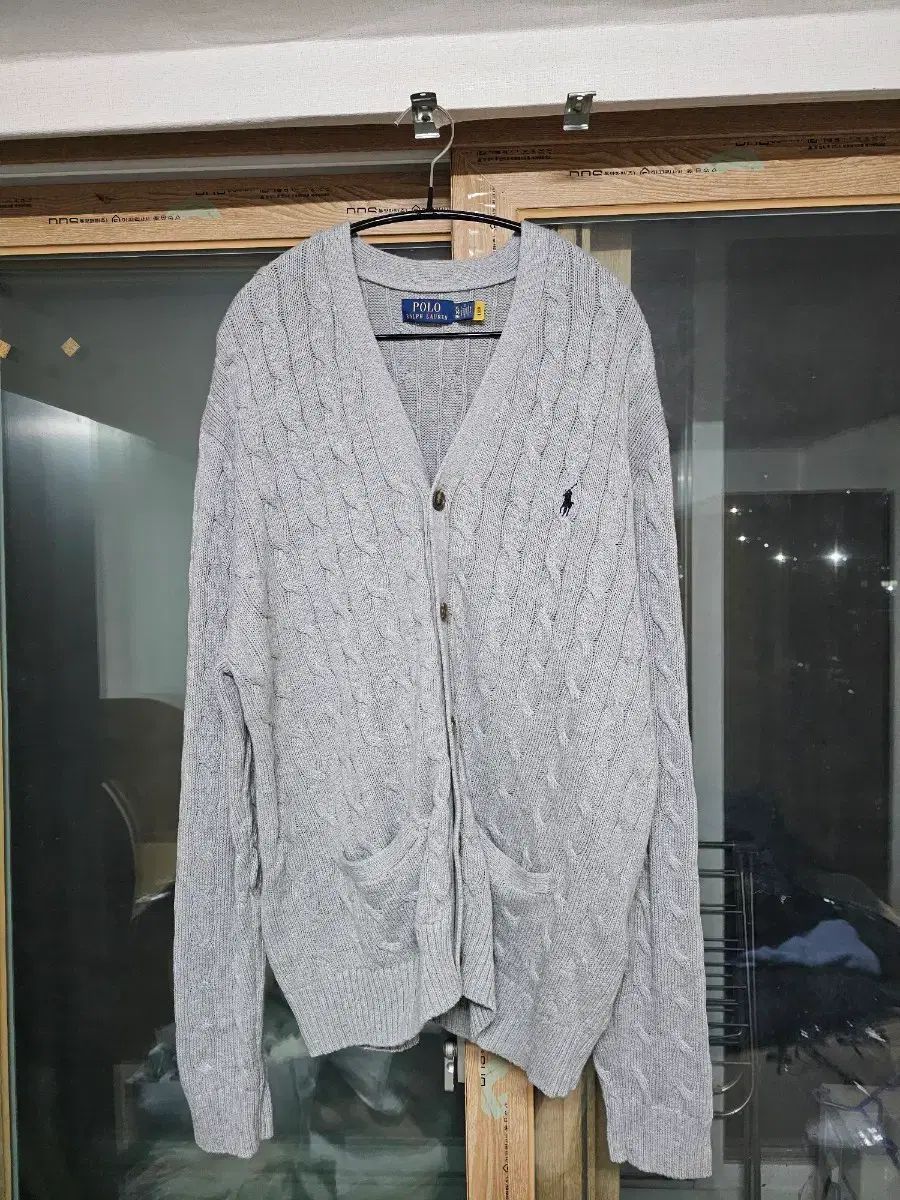 ポロラルフローレン Vネック カーディガン グレー