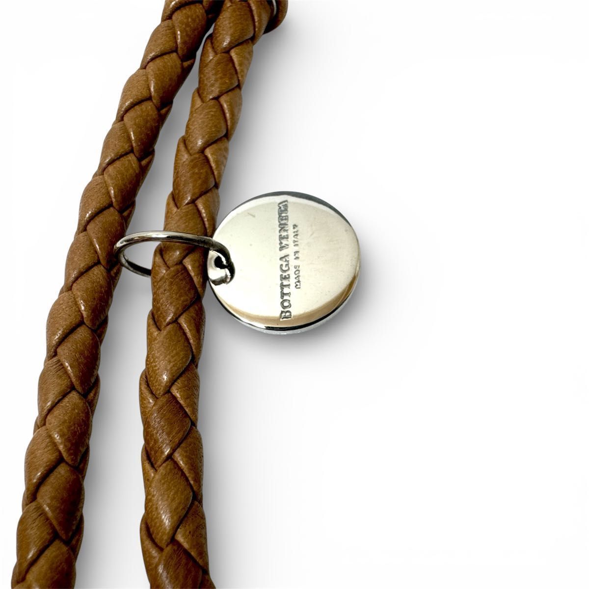 美品□ BOTTEGA VENETA ボッテガヴェネタ イントレチャート レザー
