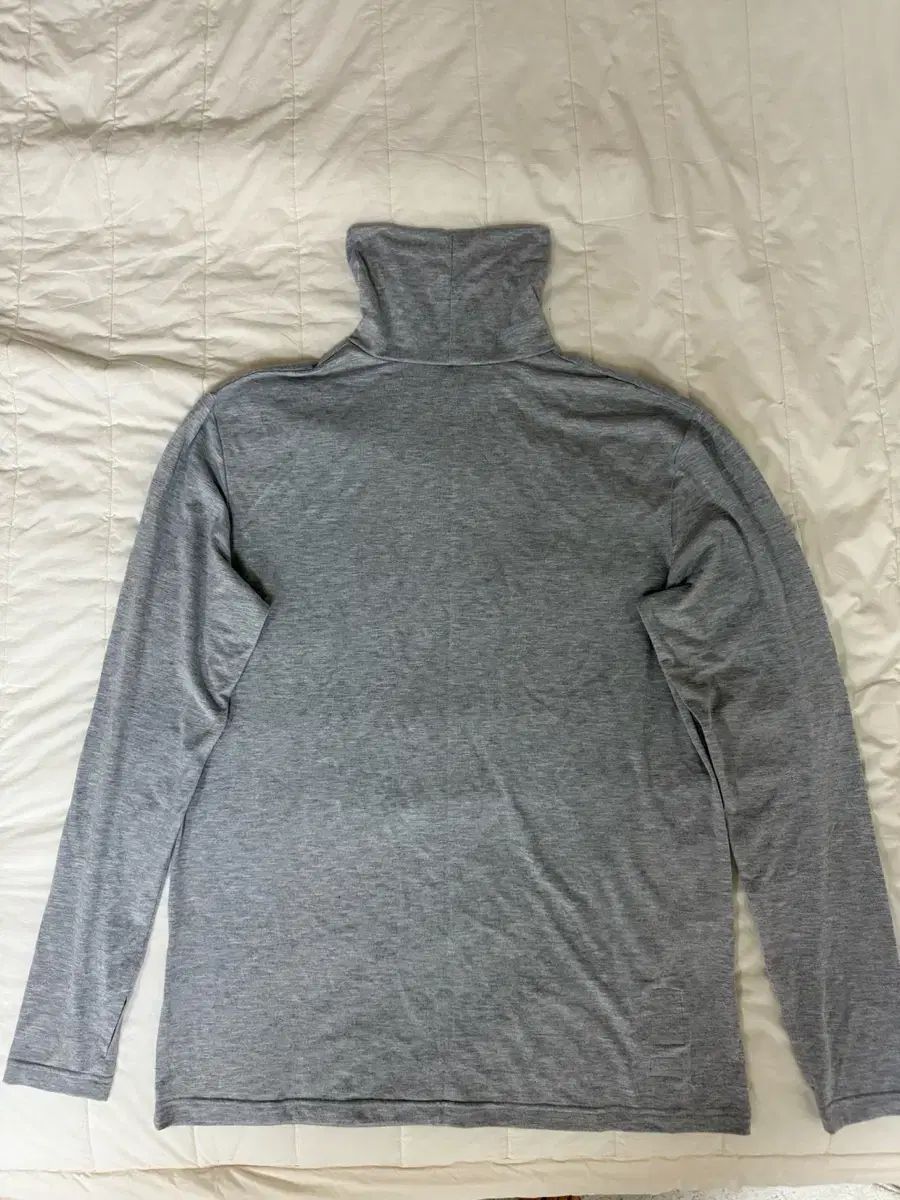 3 POLYTERU タートルネック グレー