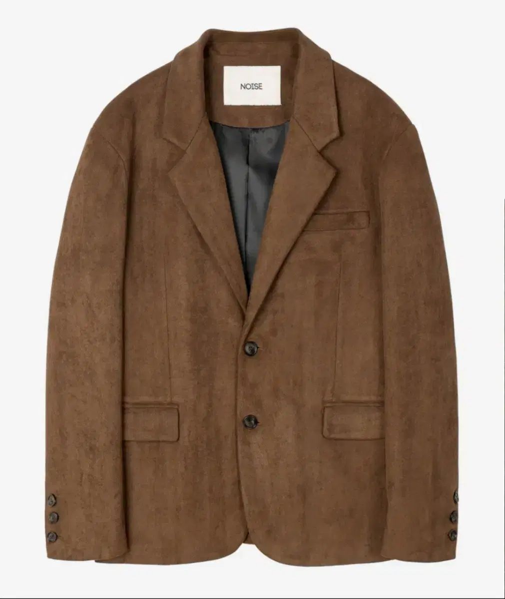 ノイズ スウェード ブレーザー ブラウン