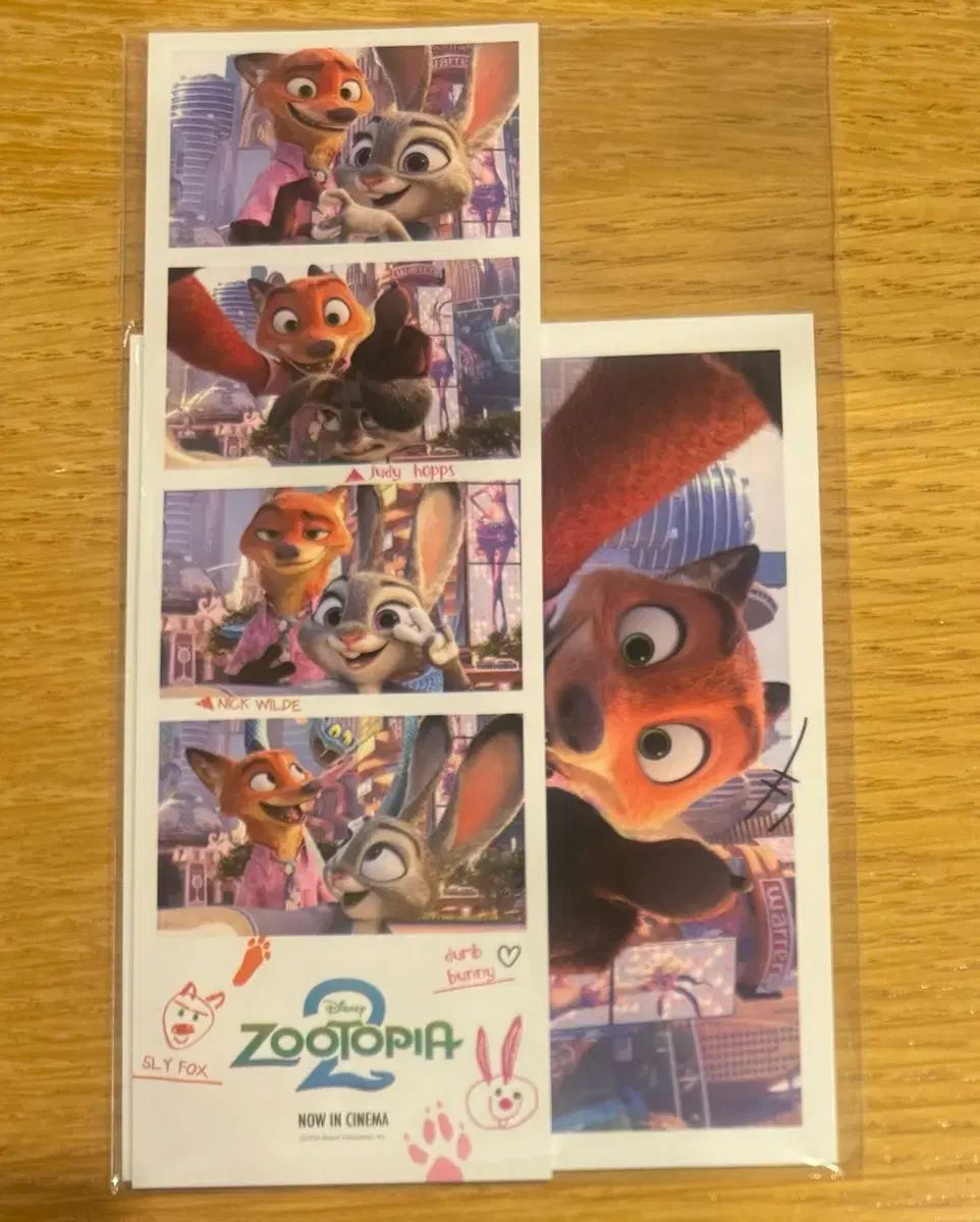 ズートピア ロッテシネマ 4週目 特典 ポラロイド 4コマ フォト ニック ズートピア ロッテシネマ 4週目 特典 ポラロイド 4コマ フォト ニック