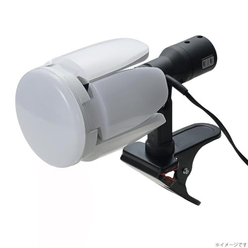 開閉で照射範囲が変わる