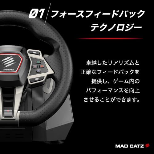 Mad Catz マッドキャッツ M 2 X プロ フォースフィードバックレーシングホイール 2年保証 1 Jpo fbb 7 b 263