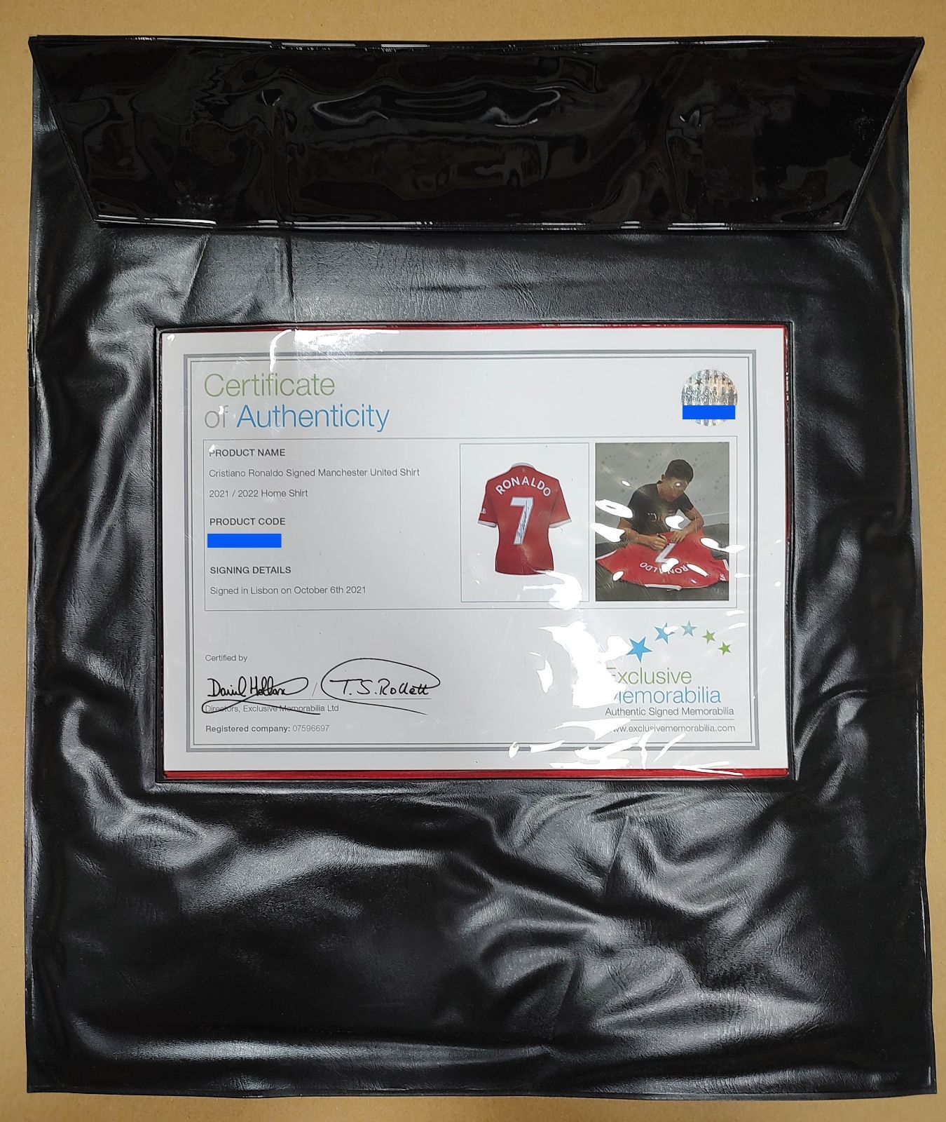 ロナウド サイン ユニフォーム マンチェスターユナイテッド2021/2022