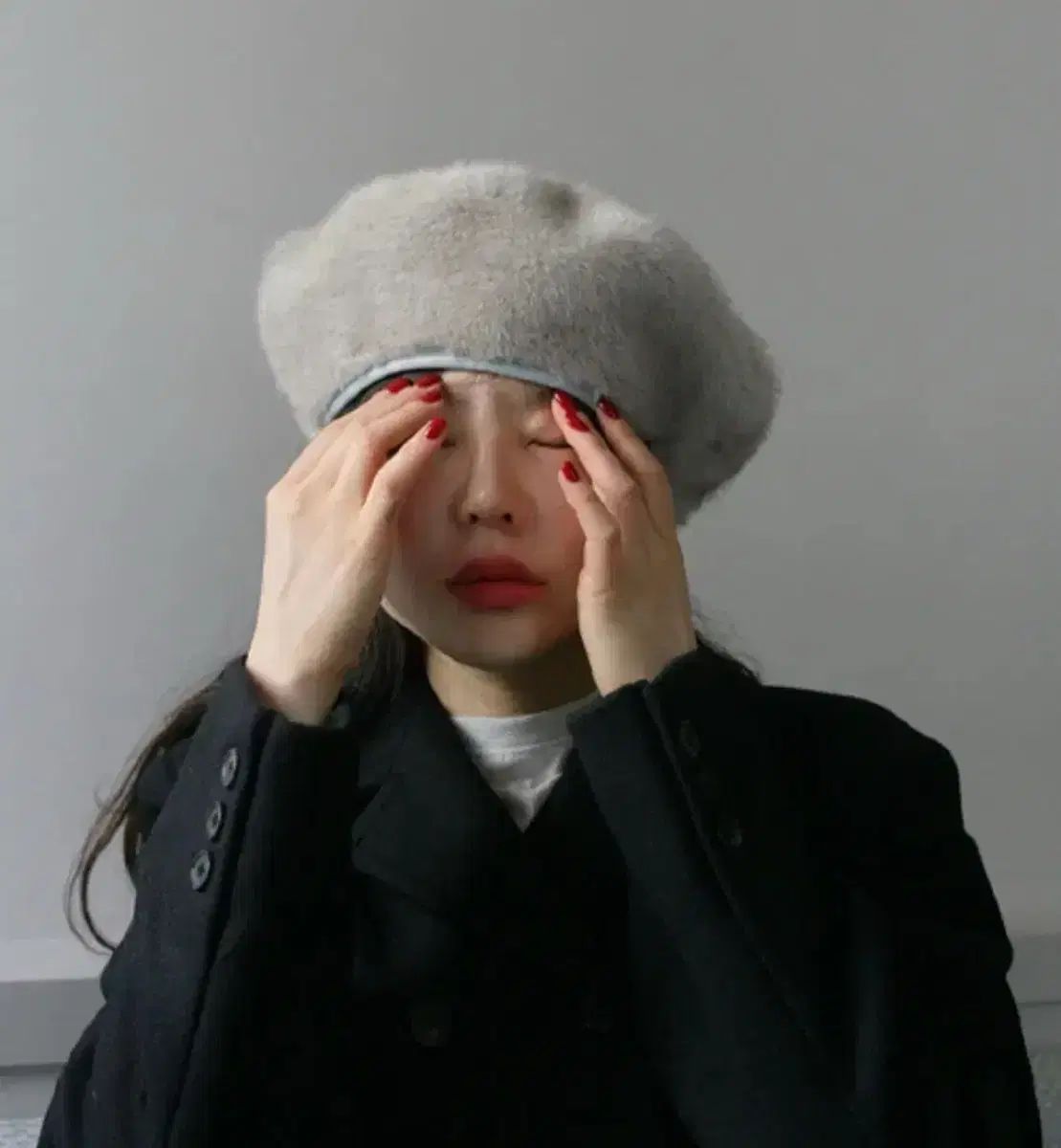 フレックル エコー ファー ベレー帽