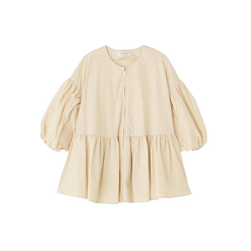 バルーンスリーブペプラムフォルムブルゾン