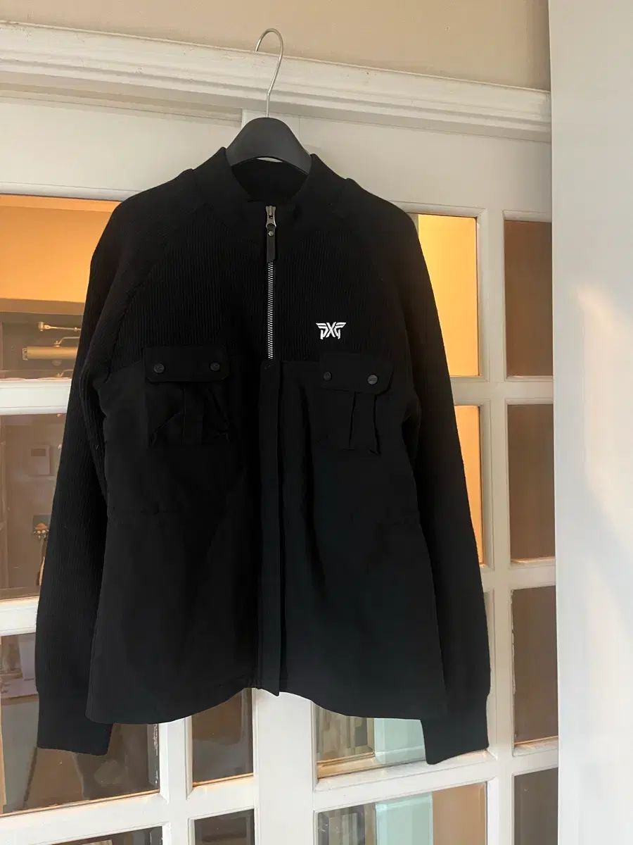 PXG ブラック ニット ダウン ジャケット M