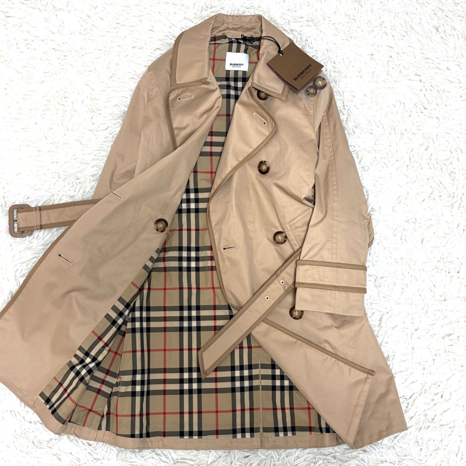 未使用保管品 BURBERRY バーバリー トレンチコート ノバチェック