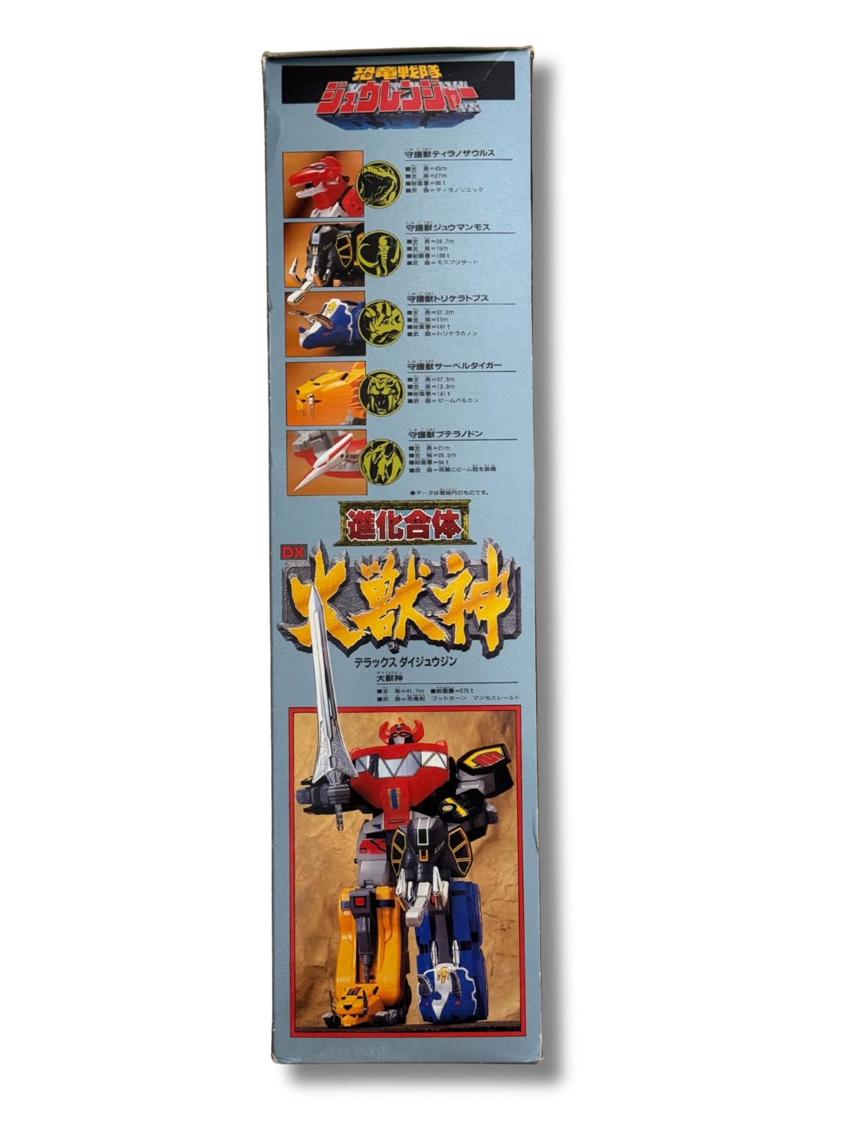 未使用 恐竜戦隊ジュウレンジャー 進化合体 DX大獣神 当時物 完品