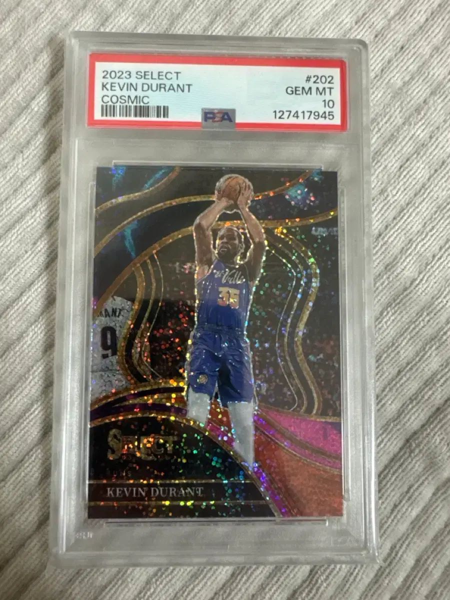 PSA9 249枚限定 2014-15 Panini Select Kevin Durant Blue Prizm