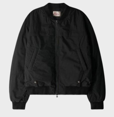 ETCE ヴィンテージ ウォッシュド ブルゾン ブラック XL