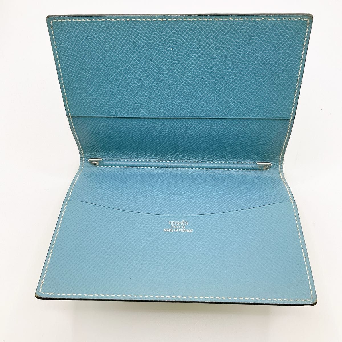 エルメス アジェンダ PM ヴォーエプソン 手帳カバー ブルー - メルカリ