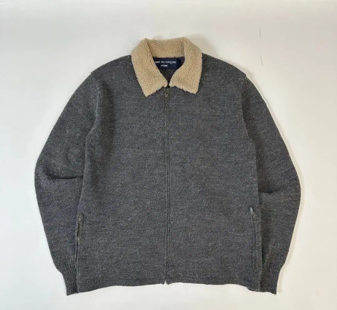 コム デ ギャルソン オム フリース カラ ジップアップ
