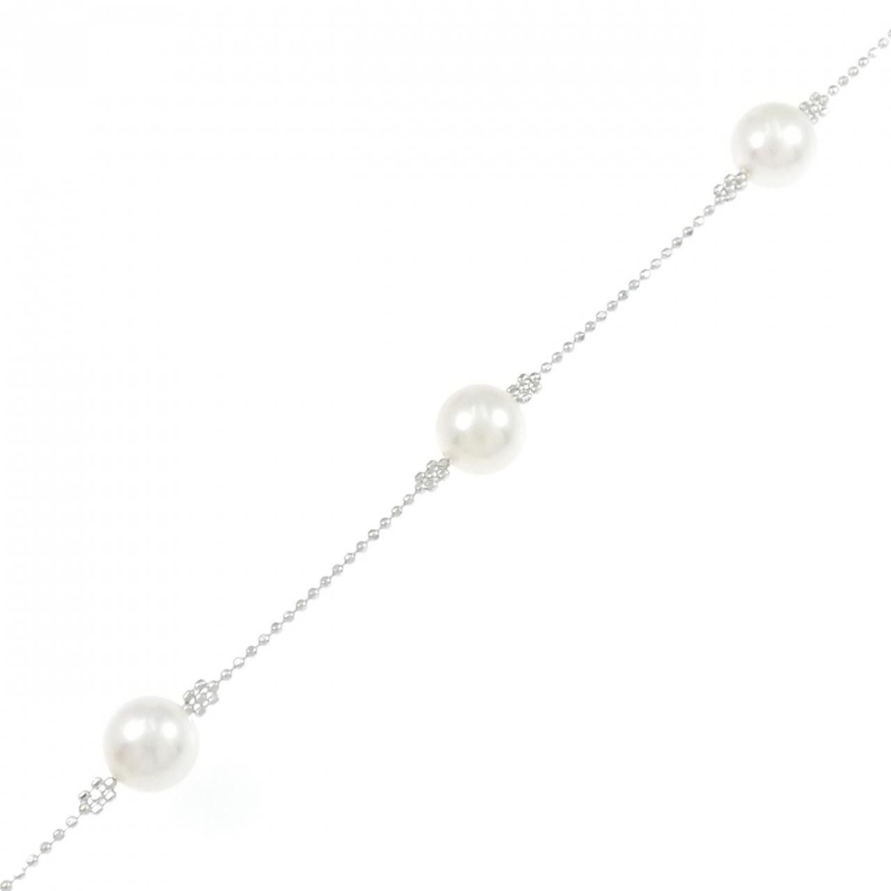 K 18 WG アコヤパール ブレスレット