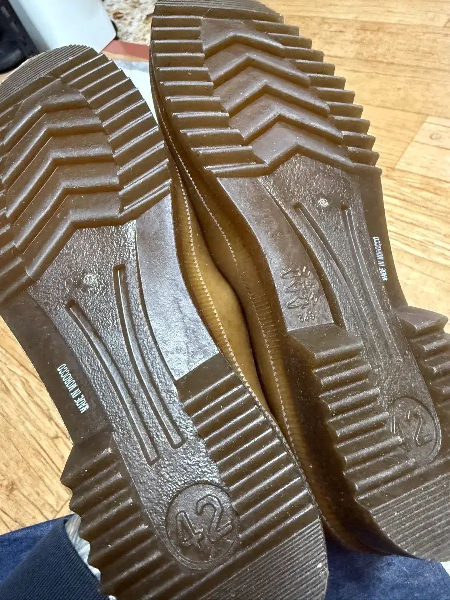  42 プラスチック 有馬 かな クロッグ ローファー ブーツ 革靴