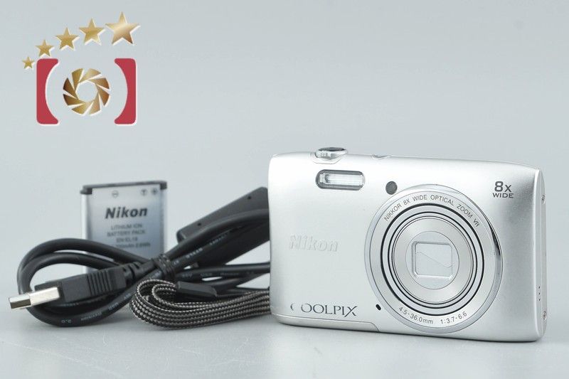 Nikon ニコン 【中古】Nikon ニコン COOLPIX S3600 クリスタルシルバー