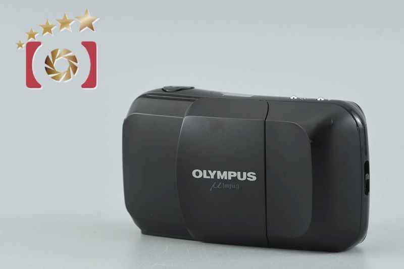 OLYMPUS オリンパス μ mju ブラック コンパクトフィルムカメラ