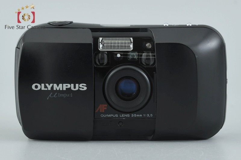 OLYMPUS オリンパス μ mju ブラック コンパクトフィルムカメラ